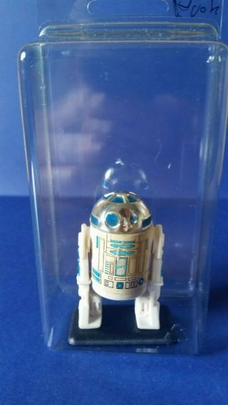 Star Wars Vintage - Poch - R2 D2 - Small Red Eye - Rare,  Case And Stand.