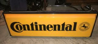 Vintage Continental Tire Double Sided Lighted Sign