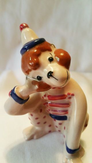 Vintage Kay Finch 4 " Circus Monkey Figurine - Hard To Find