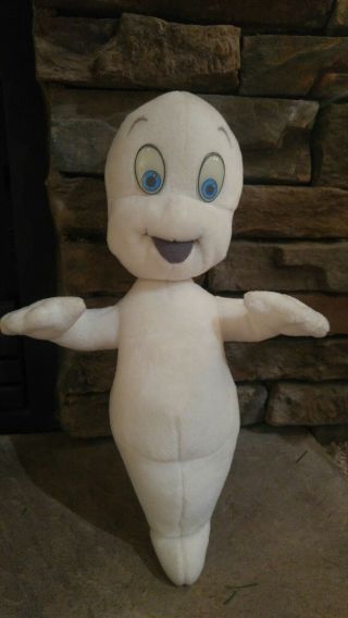Rare,  Vintage 15 - 16 ",  Talking Casper The Friendly Ghost Plush Toy 1994