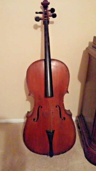Antique Cello,  Or Restoration - 1/4 - Small For Child - No Markings?