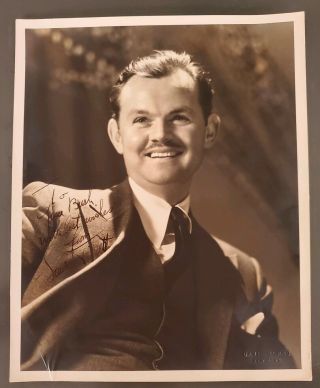 Lawrence Tibbett Signed Autographed Vintage 8x10 Cardstock Photo,  Opera