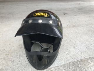 Vintage Shoei EX - 5 Motocross Motorcycle Helmet 1980’s AMA Moto Helmet Rare Japan 3