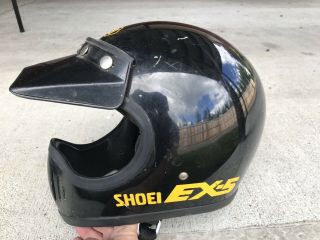 Vintage Shoei EX - 5 Motocross Motorcycle Helmet 1980’s AMA Moto Helmet Rare Japan 8