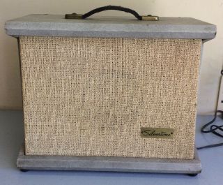 Vintage Silvertone Guitar Tube Amp Model 1431 Music Amplifier Sears Roebuck