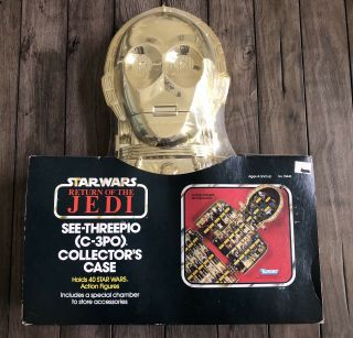 1983 Vintage Star Wars Return Of The Jedi (rotj) C3po Collector’s Case Nip