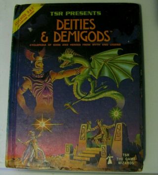 Vintage - Tsr Ad&d - - Deities & Demigods - - 1980 - - 144 Pages - - Hardcover