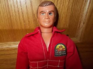 Vintage 1975 Six Million Dollar Man Action Figure w/Engine Block & Chips 2