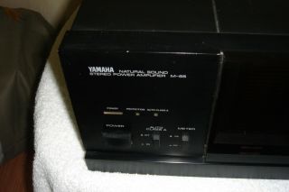 VTG Yamaha M - 65 Natural Sound Stereo Power Amplifier Japan 5