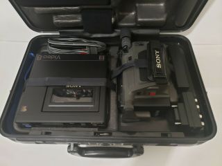 Sony EV - C8u Video 8 Cassette Recorder Deck,  CCD - M8u Camera Mini 8 Vintage 2