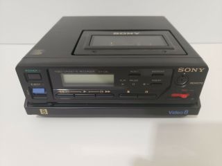 Sony EV - C8u Video 8 Cassette Recorder Deck,  CCD - M8u Camera Mini 8 Vintage 4