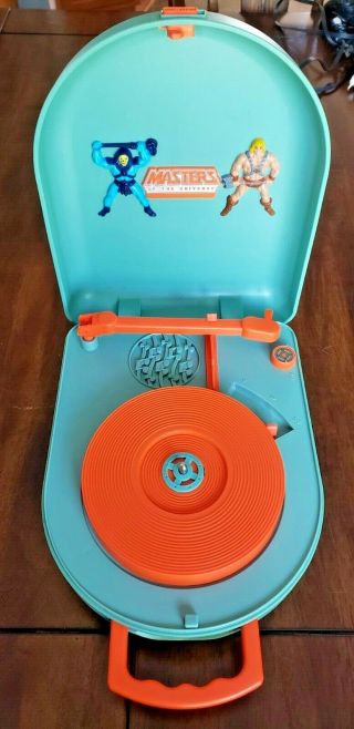 Masters Of The Universe Vintage 1984 Turntable Record Player