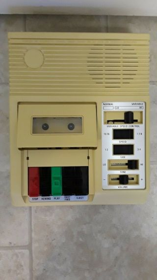 Vintage National Library Of Congress Cassette Tape Player For The Blind C - 1