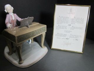 Lladro Figurine 5915 " Young Mozart " Very Limited Edition Rare Signed