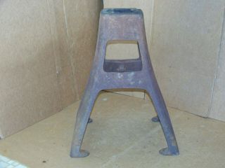 Antique Cast Iron Cream Separator Base Stand Steampunk Industrial Table Pedestal