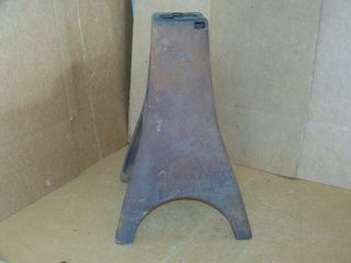 Antique Cast Iron Cream Separator Base Stand Steampunk Industrial Table Pedestal 3