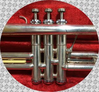Vintage 1970 ' s GETZEN 590 - S Capri Silver Trumpet W/ Case & Accessories 4