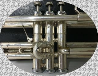 Vintage 1970 ' s GETZEN 590 - S Capri Silver Trumpet W/ Case & Accessories 6