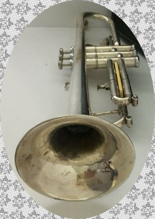 Vintage 1970 ' s GETZEN 590 - S Capri Silver Trumpet W/ Case & Accessories 7