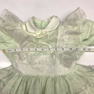 NWT Vintage Martha’s Miniatures Were Fussy Ruffle Girls Toddler Circle Dress 12