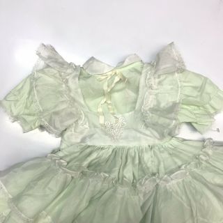 NWT Vintage Martha’s Miniatures Were Fussy Ruffle Girls Toddler Circle Dress 2