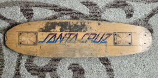 Vintage Santa Cruz 5 Ply Skateboard Deck 1970s