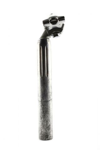 Vintage Campagnolo Fluted Aluminum Seatpost 27.  2x175mm Silver L 