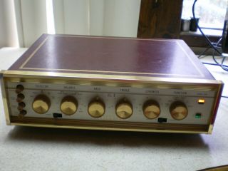 Rare Sherwood S - 4400 Tube Power Amplifier 36 - Watts Amperex Telefunken