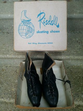 Riedell Vintage Red Wing Roller Skates Size 12 120b 2136 Tigerclaws 57mm.