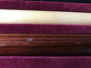Huebler Very Vintage Pool Cue Two Piece With Case No Taper Roll 8