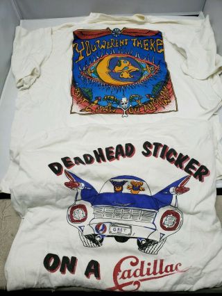 Vintage Grateful Dead T - Shirt Men’s Xl Las Vegas & 1994 Tour I Saw You Deadhead