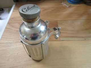 Vintage Coloral Aluminum Alloy Bicycle Water Bottle And Cage Birmingham England