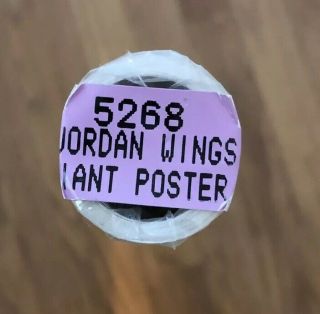 Michael Jordan Nike Poster " Wings " Print Vintage