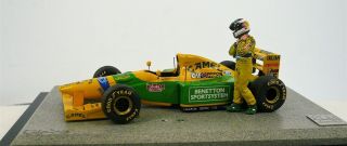 PLM Studio 1:43 Pro - Built Benetton B192 W/ M.  Schumacher Figure 1992 - RP - MM 2