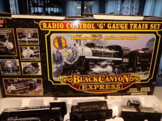 Black Caynon " Vintage " Express Train Set Eztec G Train