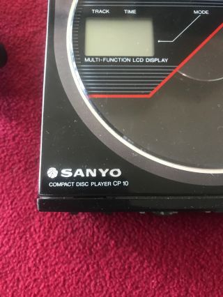 Vintage Sanyo CP 10 Portable CD Compact Disc Player CP10 2
