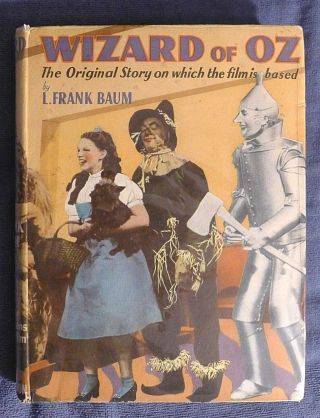 Wizard Of Oz Mgm Movie Tie In Book 8 Color Movie Stills L Frank Baum Vintage Oz