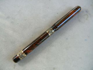 Eyedropper Fountain Pen - Rare - Vintage Chas W.  Guy - Weidlich Nib