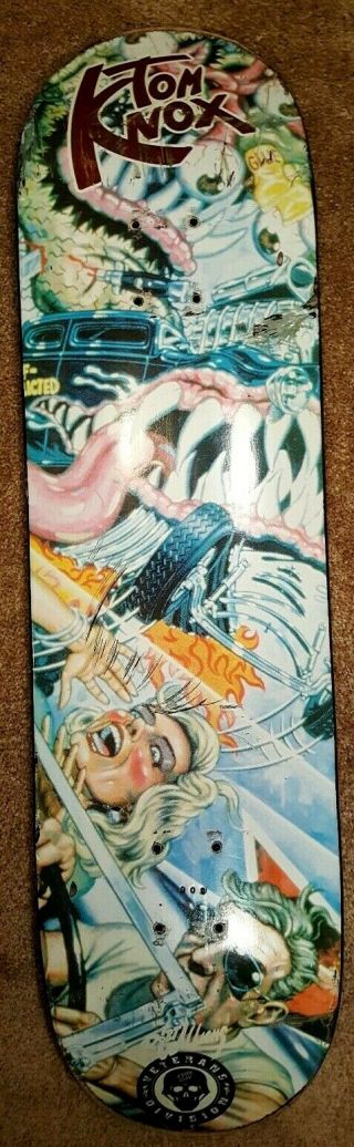 Tom Knox X Robert Williams Skateboard Deck Santa Cruz Snuff Fink Robt Rare Vtg