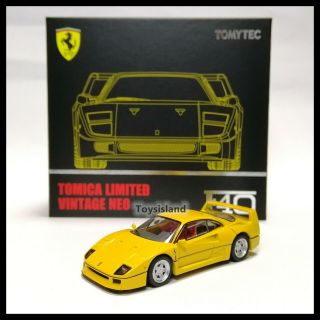 Tomica Limited Vintage Lv Ferrari F40 1/64 Diecast Car Tomytec Tomy Yellow