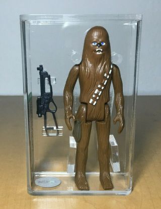 Star Wars 1977 Vintage Chewbacca (- -) Action Figure Afa 85 Nm,