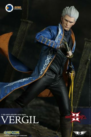 Vergil : Devil May Cry III Series Asmus Toys Collectible 1/6 Action Figure Rare 8