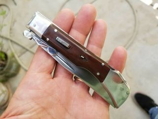 Rare Vintage USSR Soviet Folding Pocket Knife Stainless Steel Automatically Open 2