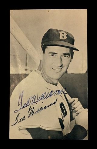 Red Sox - Ted Williams 1961 Seattle Boat Show Vintage Signed - Autographed Photo