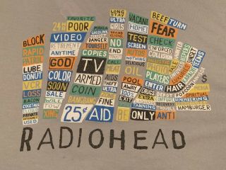 Radiohead Hail To The Thief Vintage Tour T Shirt Long Sleeve Size Xl