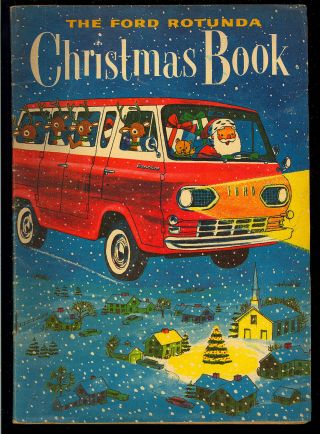 Ford Rotunda Christmas Book Nn Vintage Ford Giveaway Comic 1960 Vg
