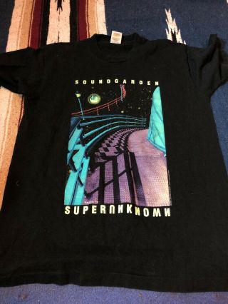 Soundgarden Vintage Superunknown Shirt L Nirvana Pearl Jam Alice In Chains Oasis