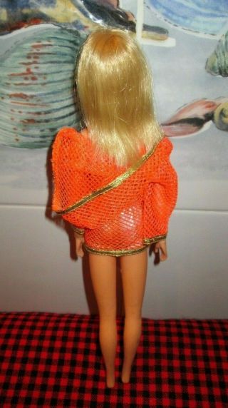 1969 MOD BLONDE DRAMATIC LIVING BARBIE 1116 2 PC.  OUTFIT GORGEOUS DOLL 3