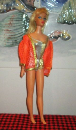1969 MOD BLONDE DRAMATIC LIVING BARBIE 1116 2 PC.  OUTFIT GORGEOUS DOLL 8