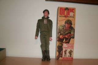 Gi Joe Vintage " Action Soldier " 7500 W/ Box 12 Inch Action Figure 1964 Hong Kong